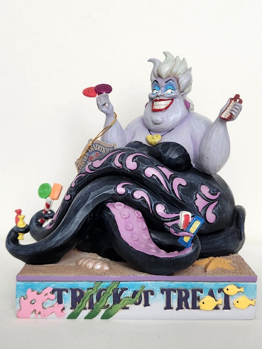 Jim Shore Disney Halloween Ursula Deliciously Greedy Figurine 6002837